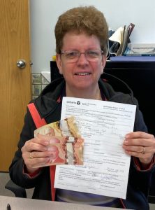 Filing my nomination papers!